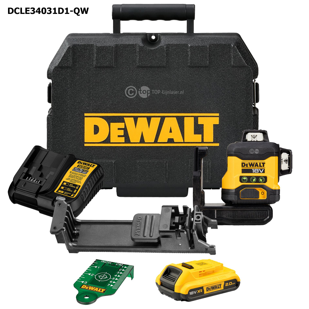 DCLE34031 3x360° Lijnlaser Groen 18V Compact