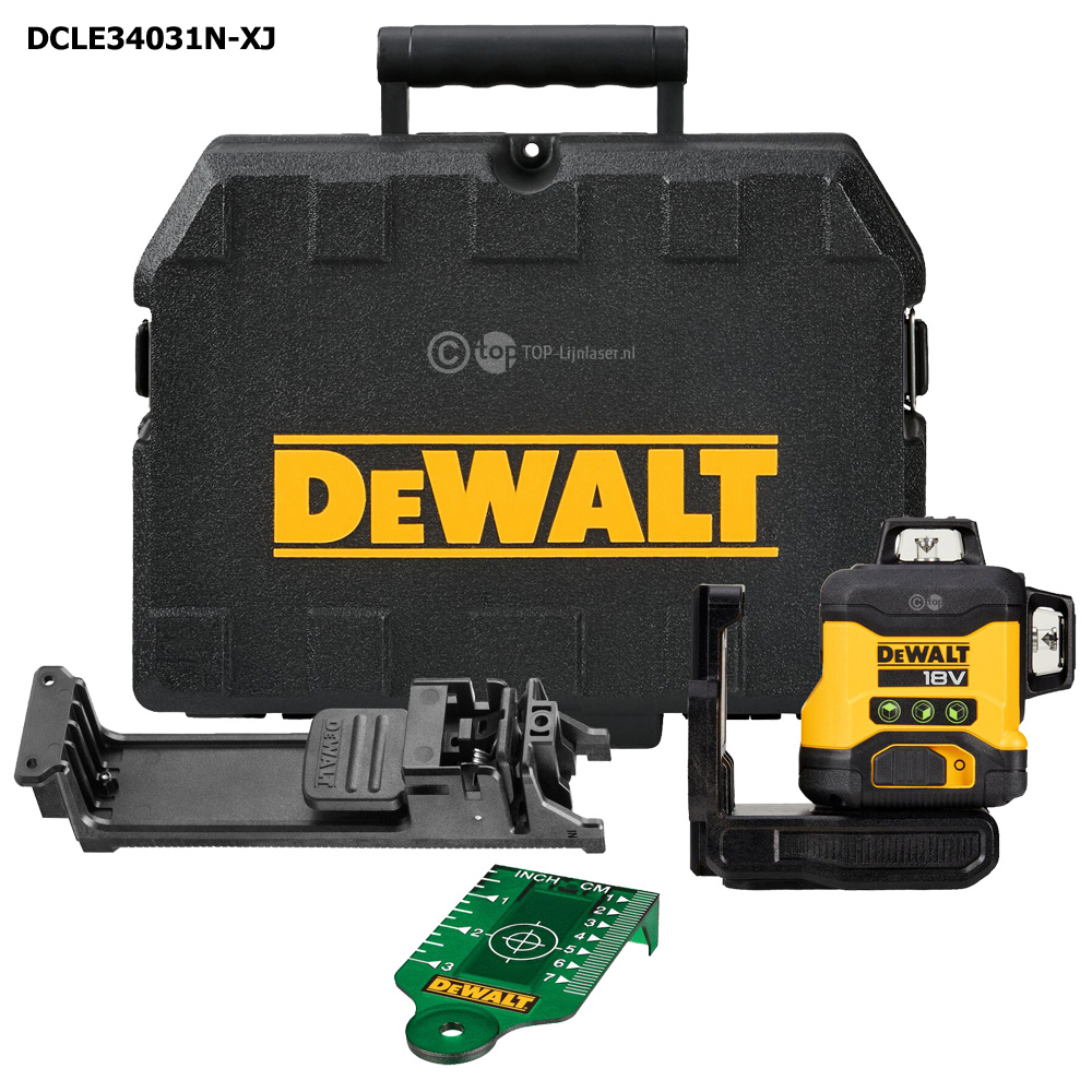DCLE34031 3x360° Lijnlaser Groen 18V Compact