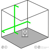 LL3405 Lijnlaser Groen