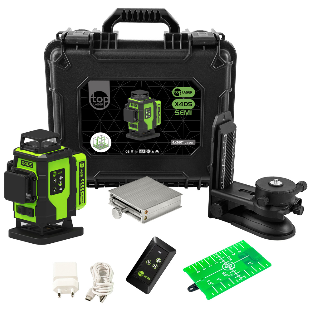 X4DS SEMI 4x360° 4D Lijnlaser Groen
