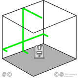 X2S SEMI Groene Lijnlaser
