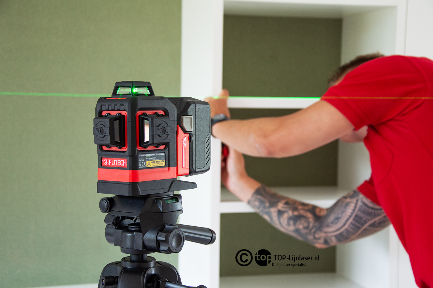 MultiCross 3D 18V MAX Lijnlaser Groen