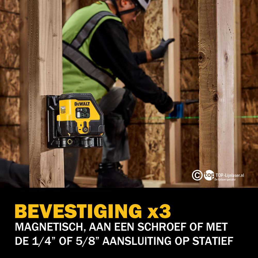 DCLE14201GB-XJ Lijnlaser Li-Ion Groen