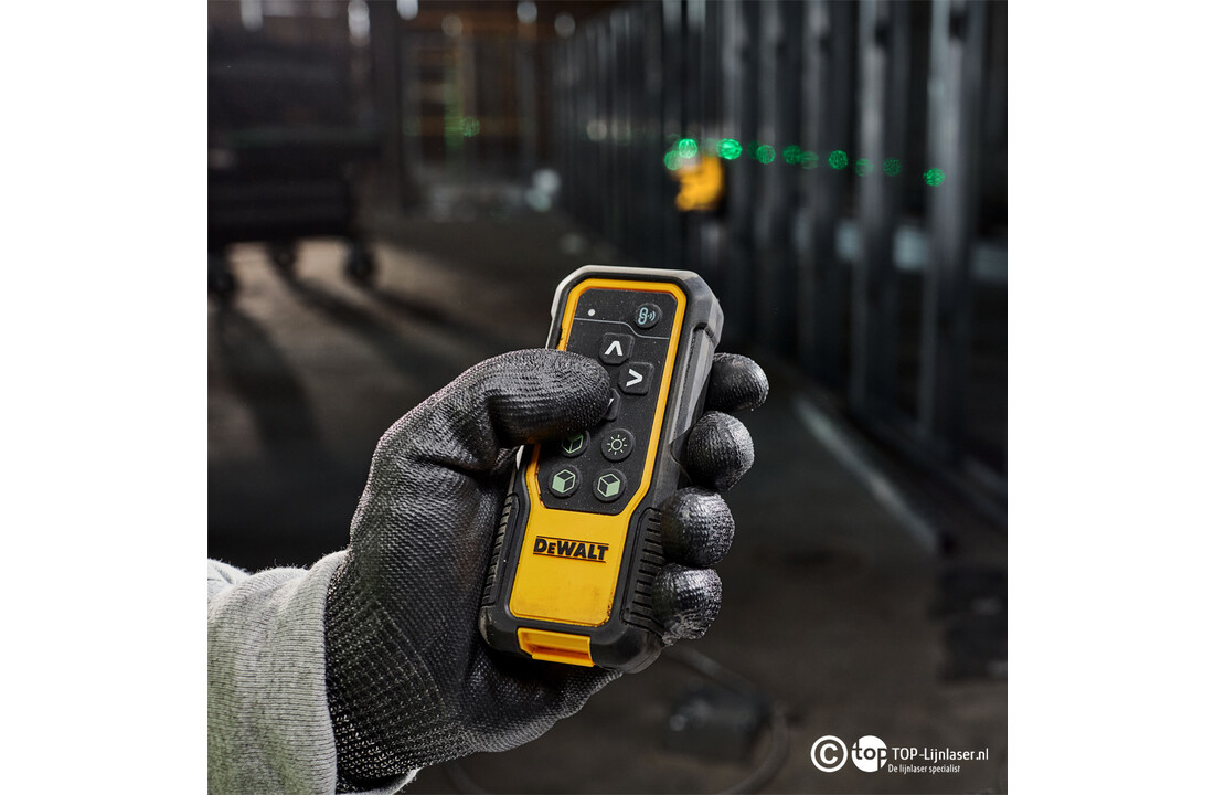 DCLE34035D1-QW 3x360° Lijnlaser Groen REMOTE 18V