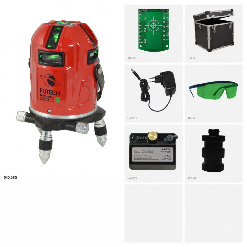 MultiCross 8 HPSD 8-Lijns Laser Groen