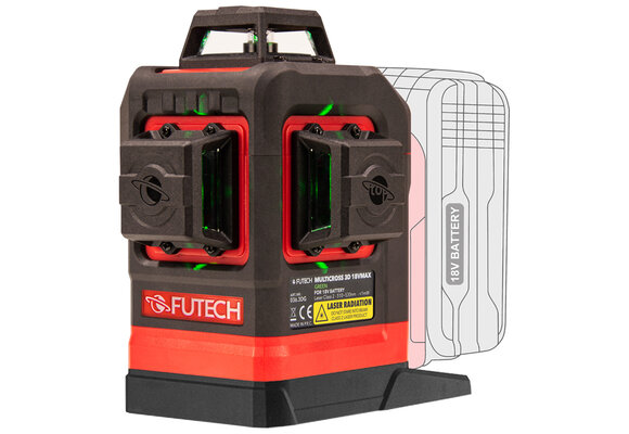 MultiCross 3D 18V MAX Lijnlaser Groen