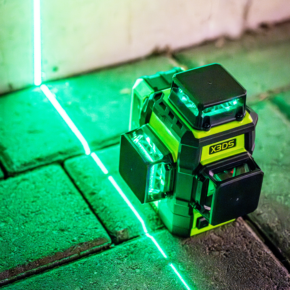 X3DS SEMI 3x360° 3D Lijnlaser Groen