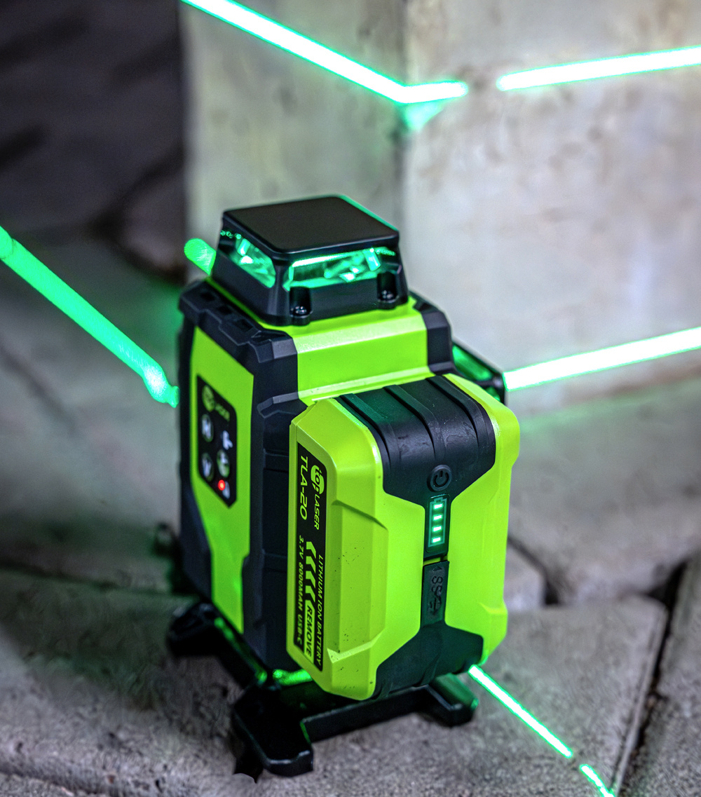 X4DP PRO 4x360° 4D Lijnlaser Groen