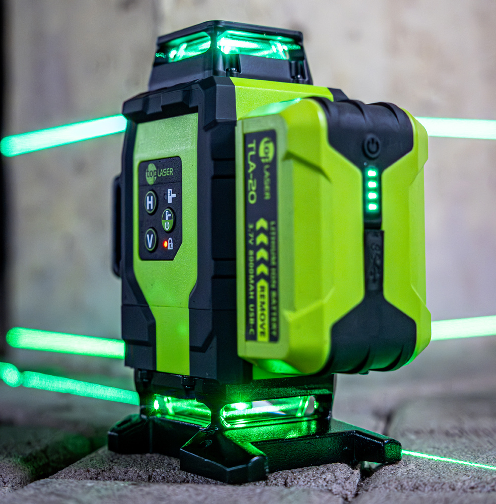 X4DP PRO 4x360° 4D Lijnlaser Groen