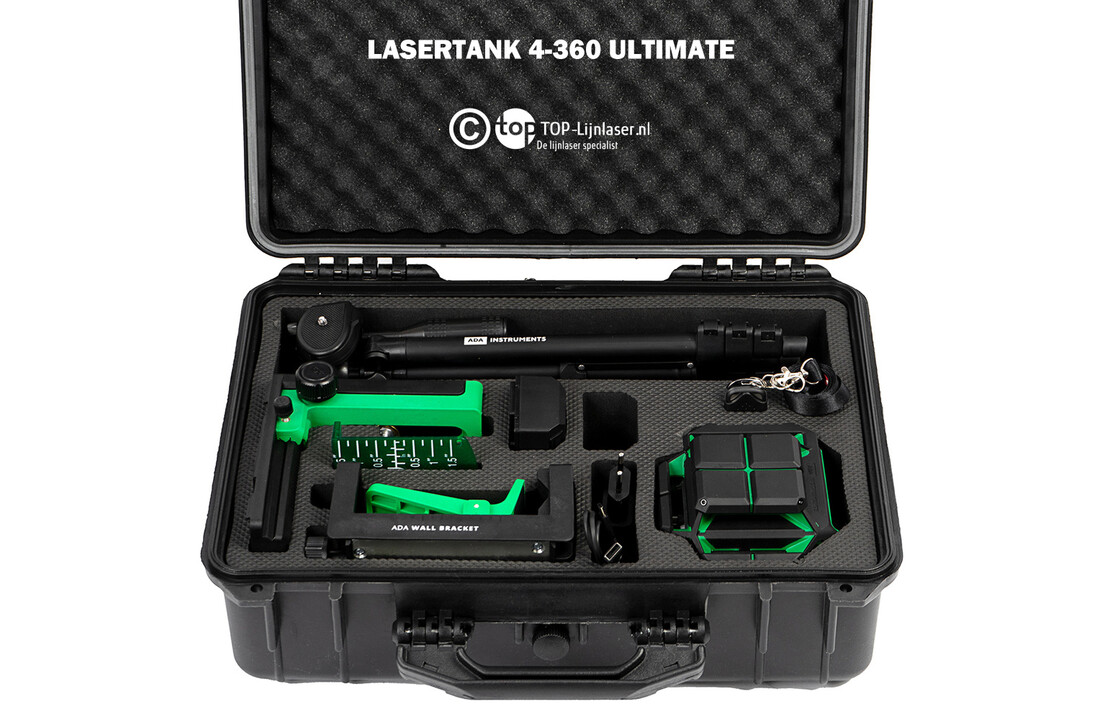 LaserTANK 4-360 Lijnlaser Groen 4x360°