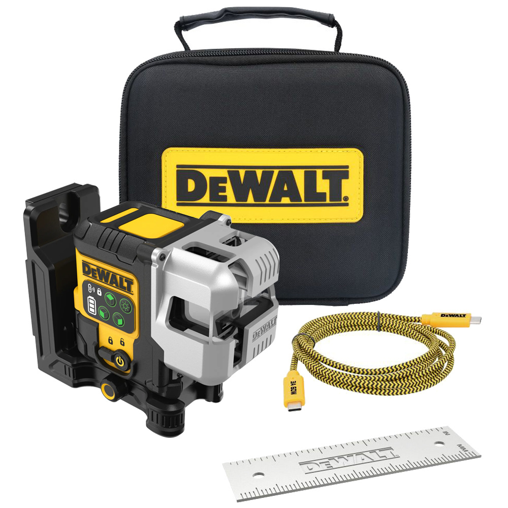 DCLE14301GB-XJ 3-Lijns Laser Groen Li-Ion