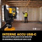 DCLE14301GB-XJ 3-Lijns Laser Groen Li-Ion