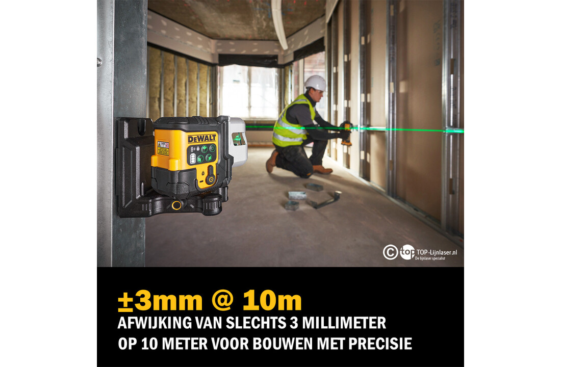 DCLE14301GB-XJ 3-Lijns Laser Groen Li-Ion