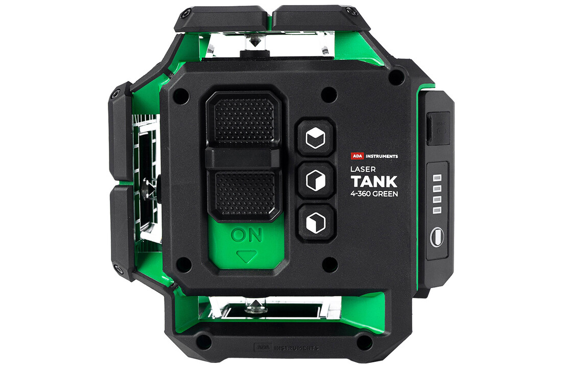 LaserTANK 4-360 Lijnlaser Groen 4x360° Ultimate Set