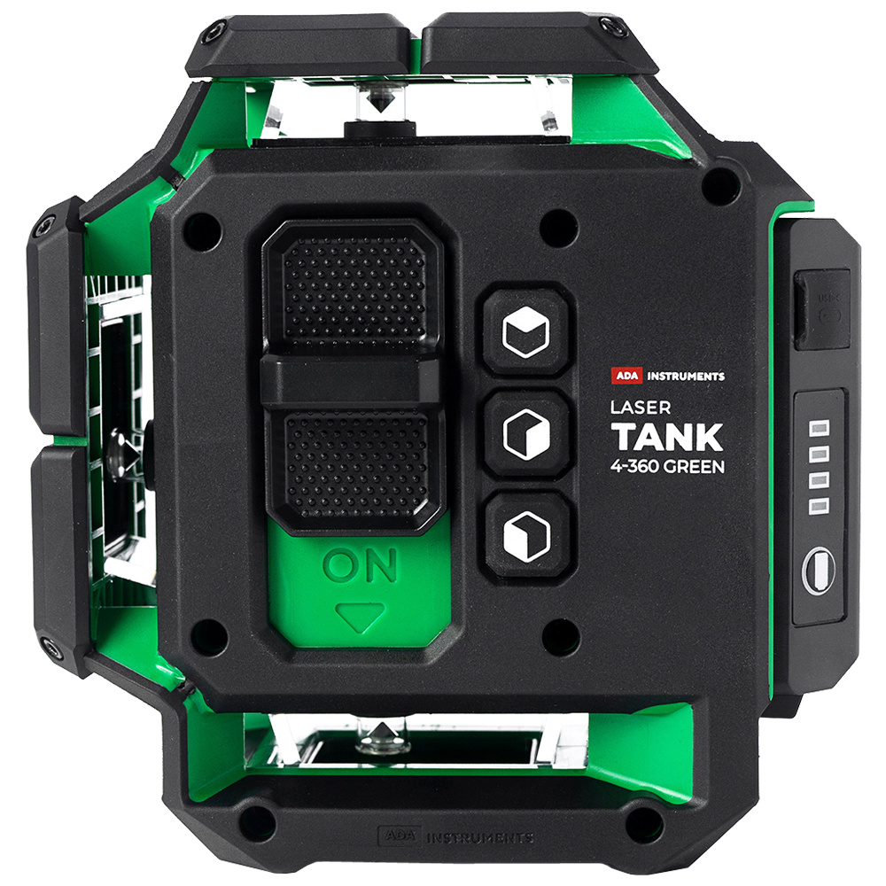 LaserTANK 4-360 Lijnlaser Groen 4x360° Ultimate Set