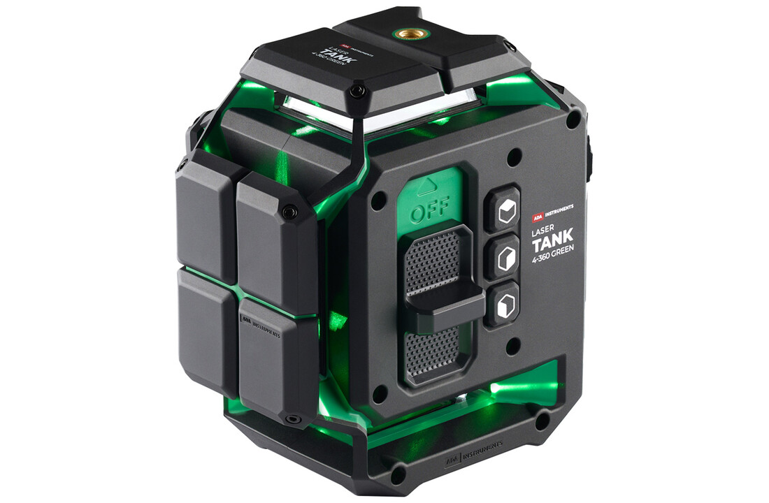 LaserTANK 4-360 Lijnlaser Groen 4x360° Ultimate Set