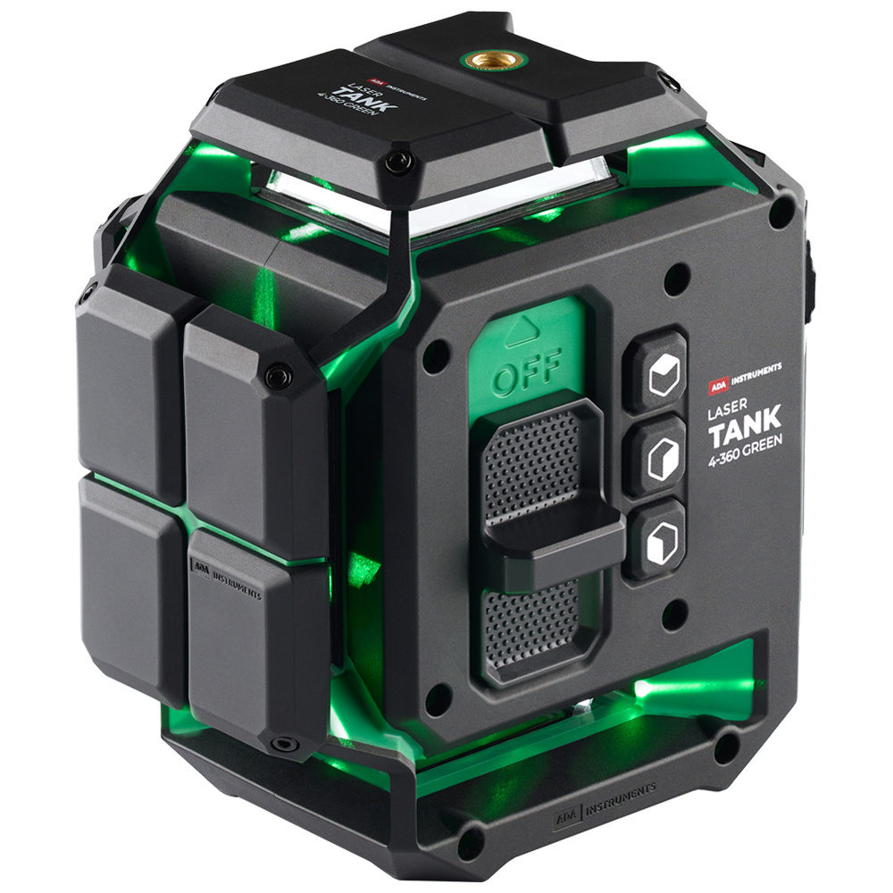 LaserTANK 4-360 Lijnlaser Groen 4x360° Ultimate Set
