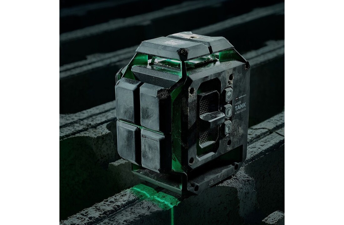 LaserTANK 4-360 Lijnlaser Groen 4x360° Ultimate Set