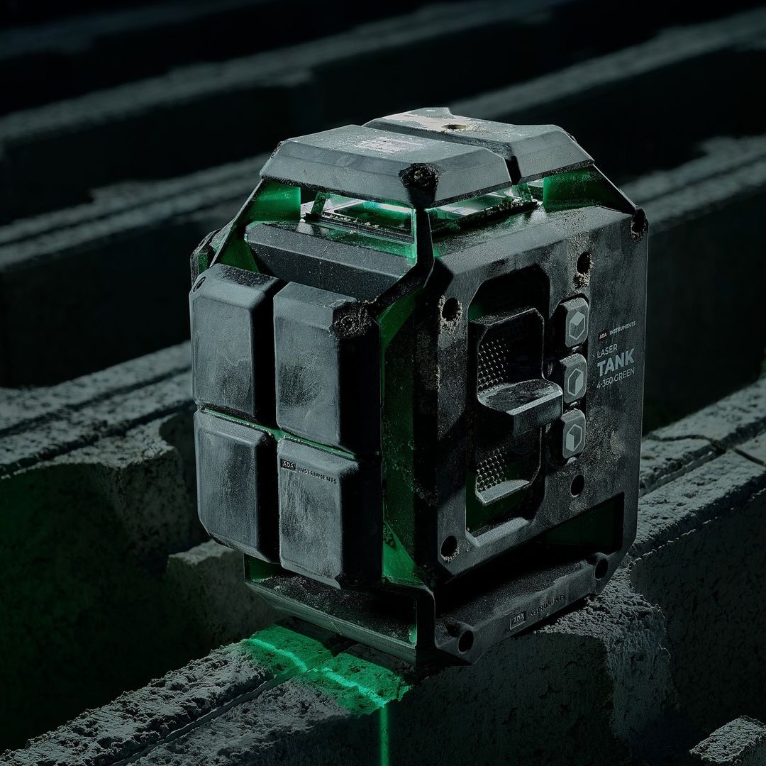 LaserTANK 4-360 Lijnlaser Groen 4x360° Ultimate Set