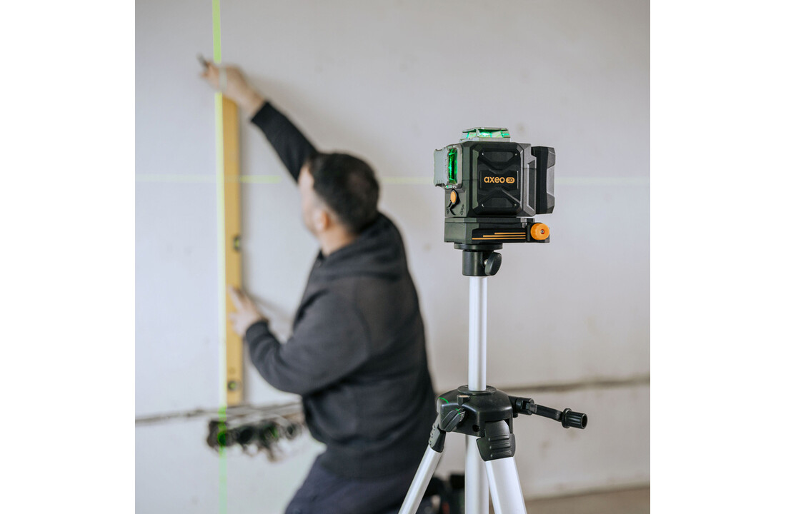 AXEO 3D Lijnlaser 3x360° Groen