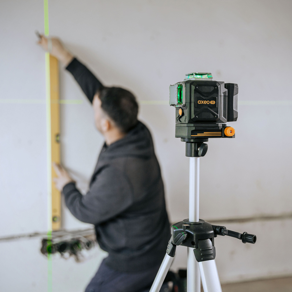 AXEO 3D Lijnlaser 3x360° Groen
