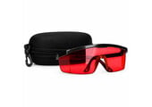 Laserbril Rood + Etui