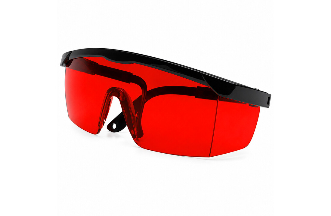 Laserbril Rood + Etui