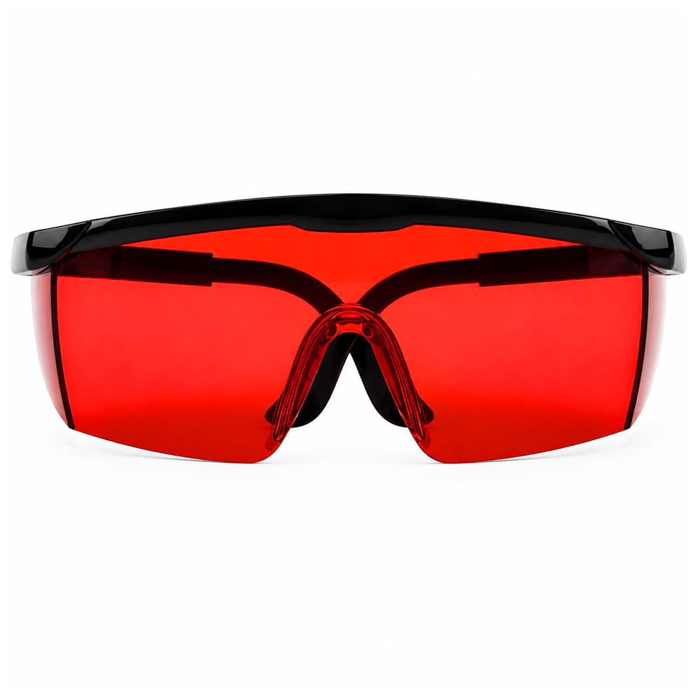 Laserbril Rood + Etui