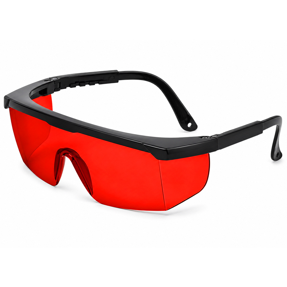 Laserbril Rood + Etui