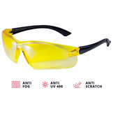 CONTRAST Veiligheidsbril Geel