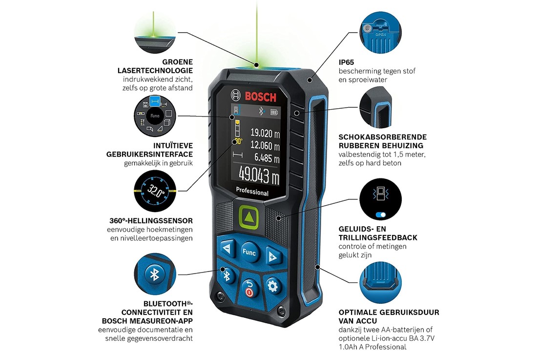 Professional GLM 50-27 CG Afstandsmeter 50m