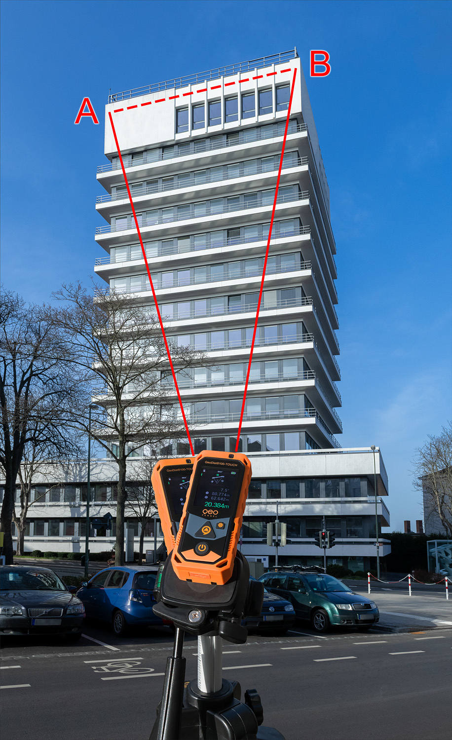 GeoDist 100 TOUCH Afstandsmeter