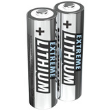 2x AA Extreme Lithium Batterijen