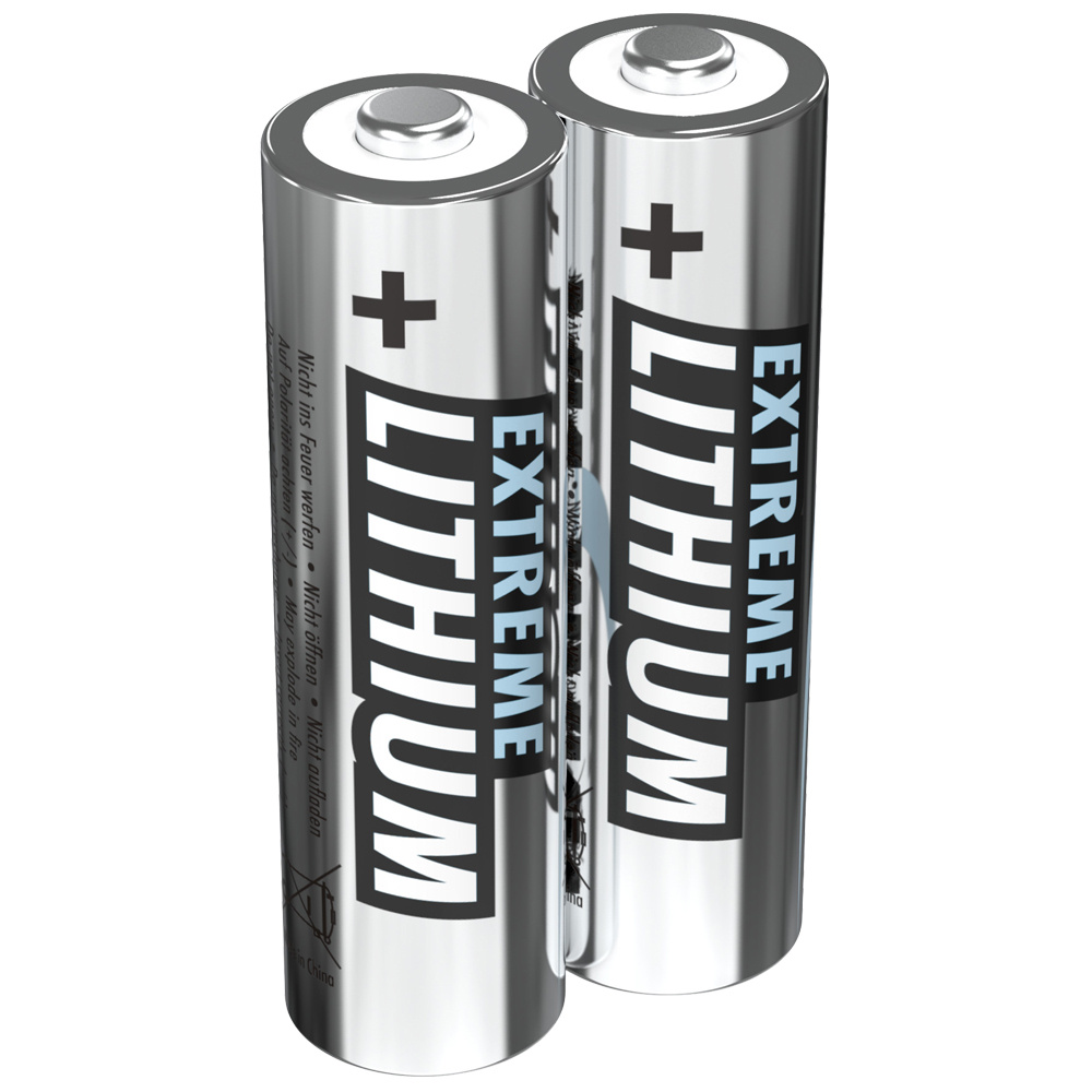 2x AA Extreme Lithium Batterijen