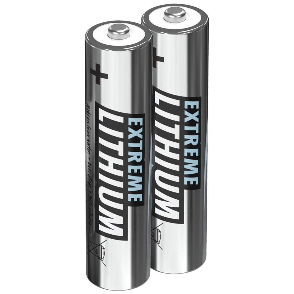 2x AAA Extreme Lithium Batterij