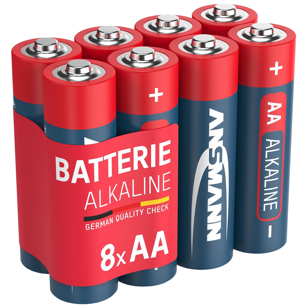 8x AA Alkaline Batterij Doosje