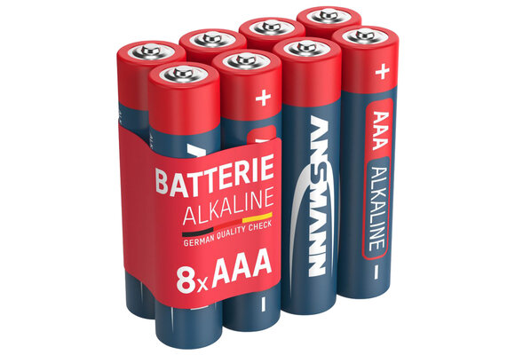 8x AAA Alkaline Batterij