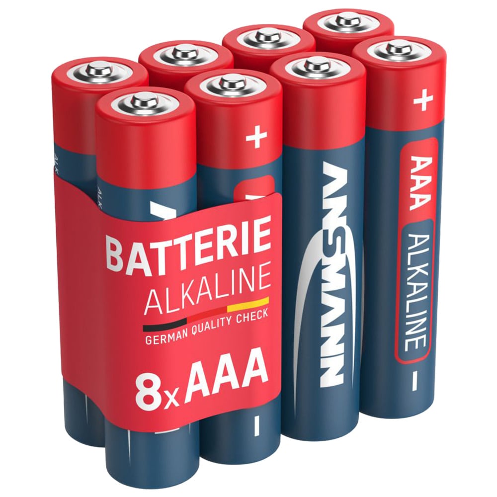 8x AAA Alkaline Batterij Doosje