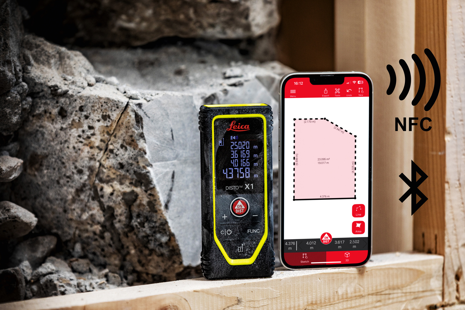 DISTO™ X1 Afstandsmeter 100 meter