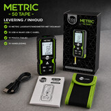 METRIC 50 TAPE Afstandsmeter 50m