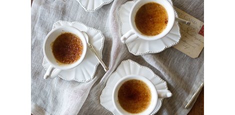 Koken met thee: Crème brûlée