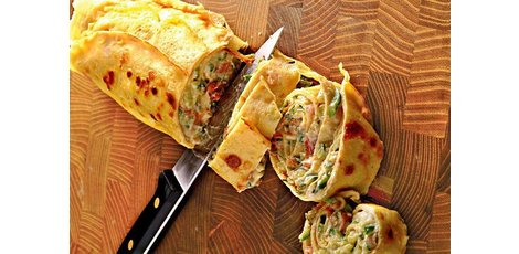 Koken met thee: Rotolo van spinazie