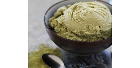 Koken met thee: Matcha-roomijs