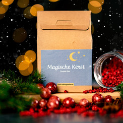 Magische Kerst thee cadeauhuisje