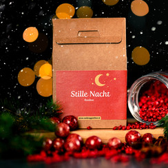 Stille nacht thee cadeauhuisje