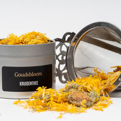 kooi Leggen Statistisch Goudsbloem thee | Calendula Officinalis | Van Bruggen Thee