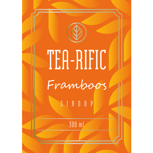 Tea-Rific Framboos siroop