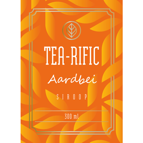 Tea-Rific Aardbei siroop