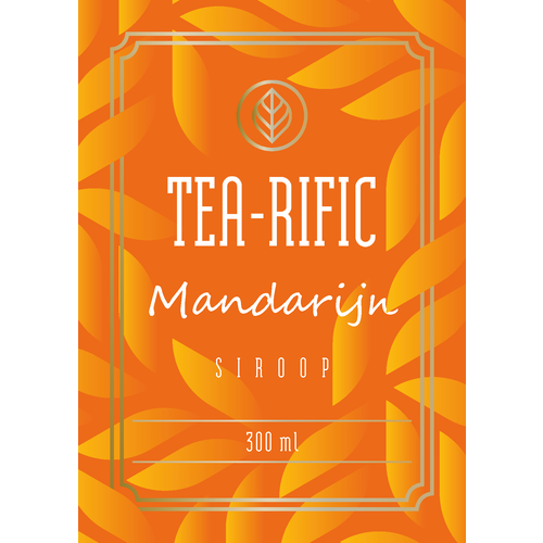 Tea-Rific Mandarijn siroop