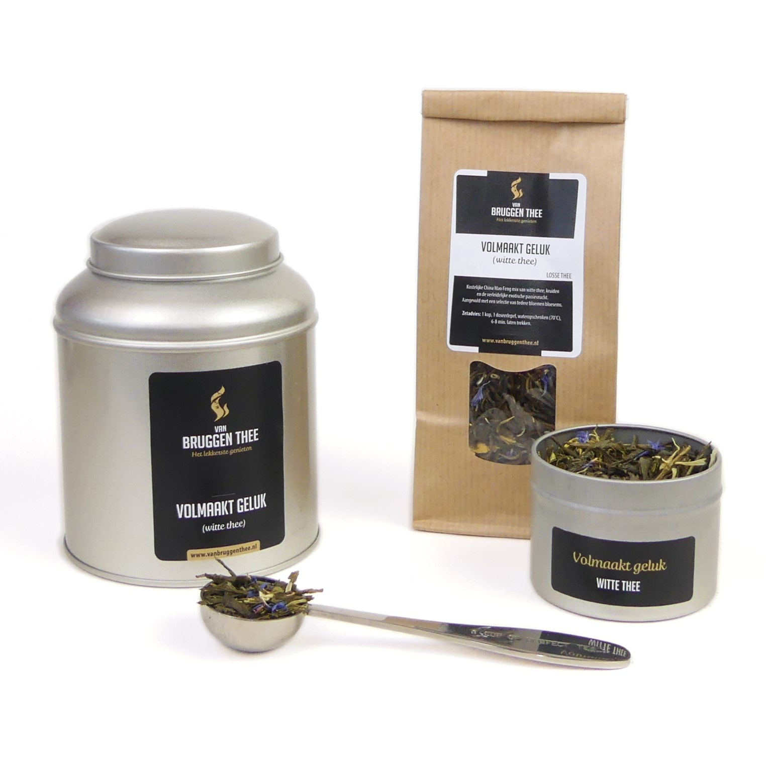 Volmaakt Geluk Losse Witte Thee Van Bruggen Thee